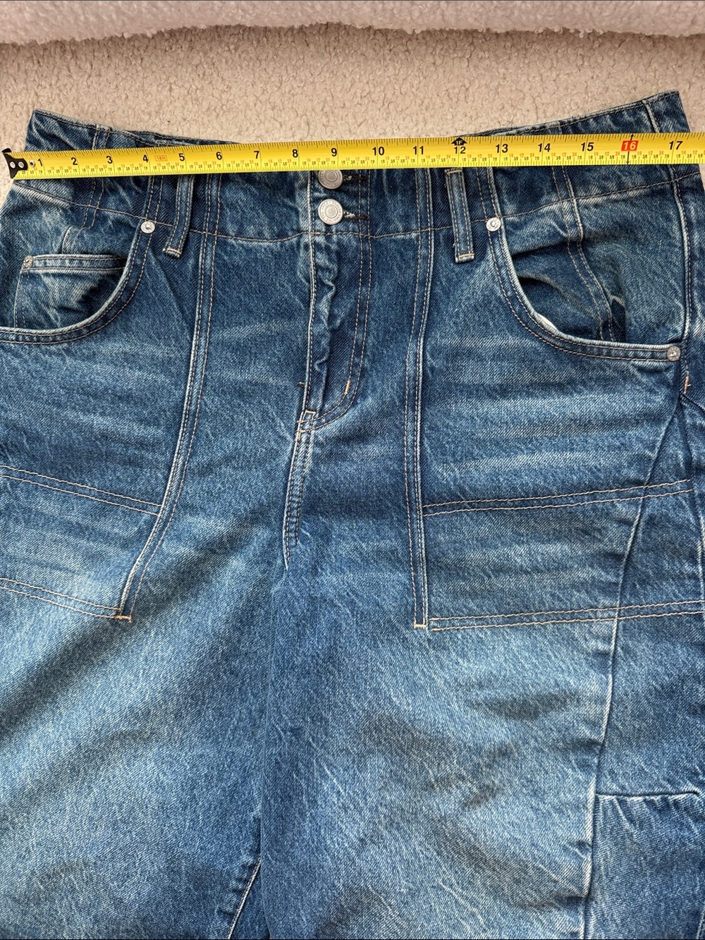 We The Free The Free Extreme Measures Barrel Shorts Size 31 - Picture 5 of 12